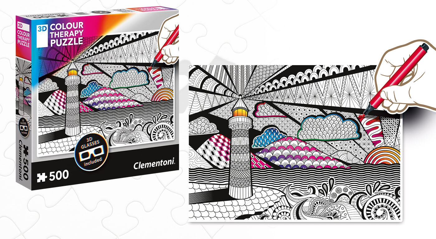 Puzzle Clementoni s 3D okuliarmi