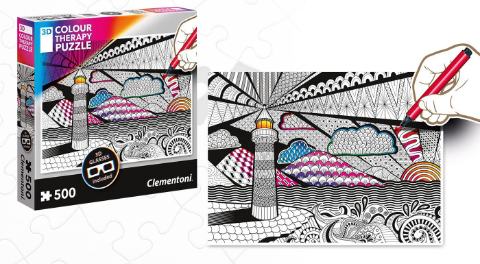 Puzzle Clementoni s 3D okuliarmi