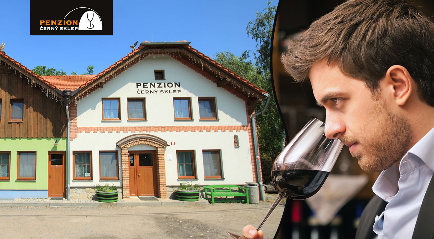 Penzión Černý sklep na Morave s ochutnávkou vín