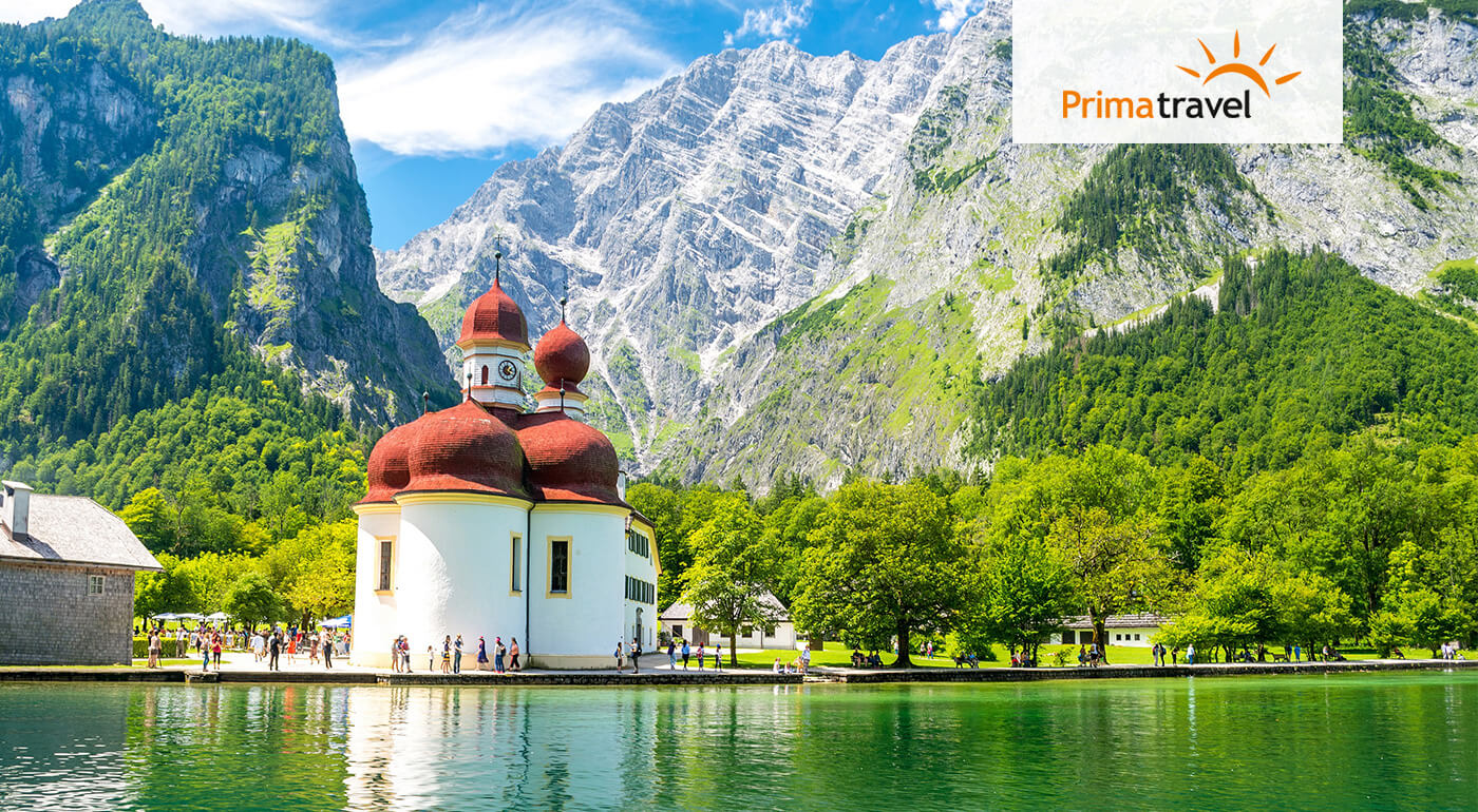 Smaragdové jazero Königsee a Orlie hniezdo