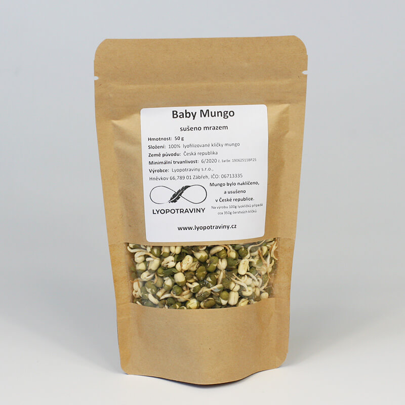 Lyofilizované klíčky Baby Mungo 50 g
