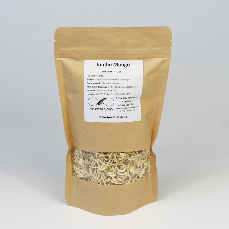 Lyofilizované klíčky Jumbo Mungo 50 g