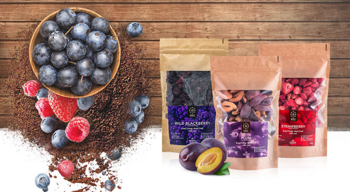 Mrazom sušené ovocie BRIX - klasické chute