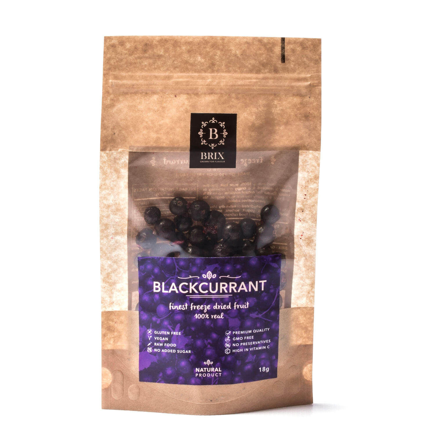 BRIX Mrazom sušená čierna ríbezľa 35 g