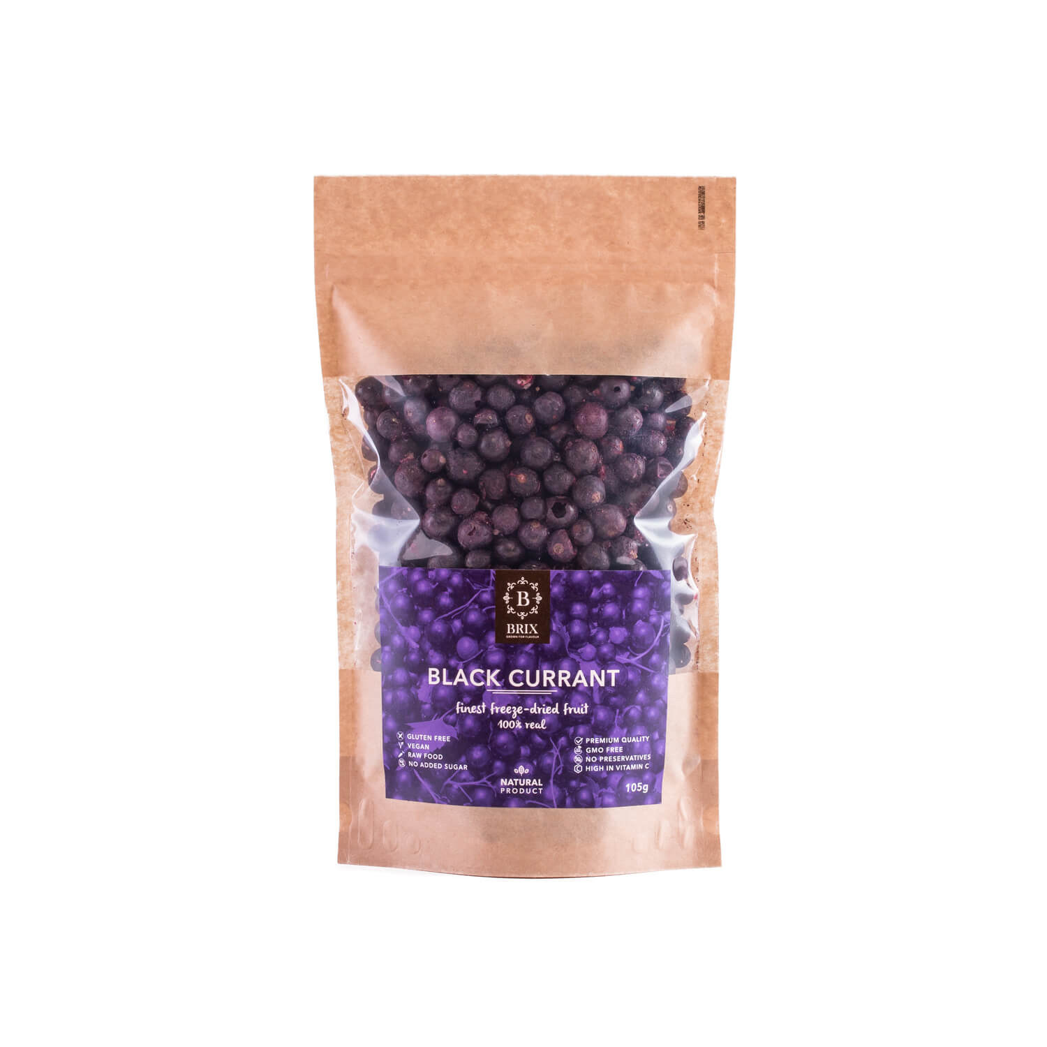 BRIX Mrazom sušená čierna ríbezľa 105 g