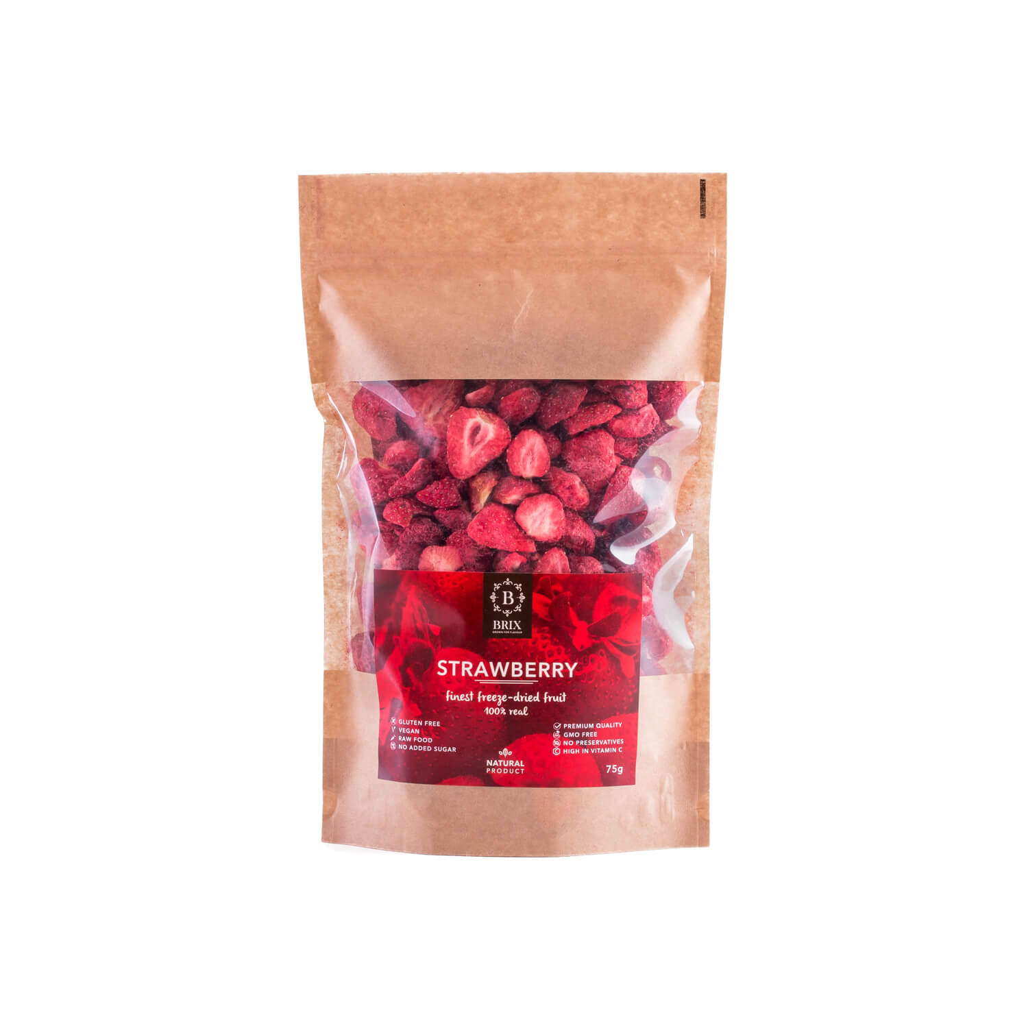 BRIX Mrazom sušená jahoda 75 g