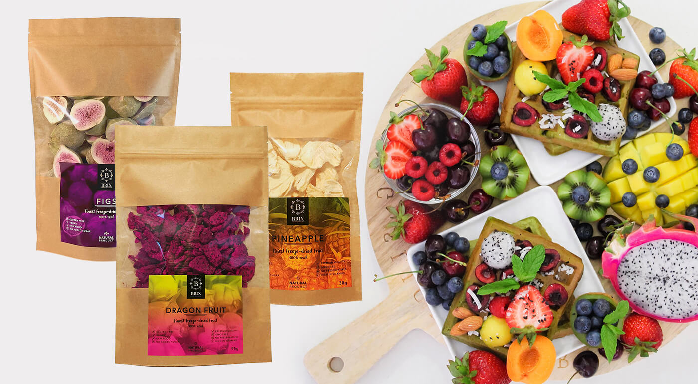 Exotické mrazom sušené ovocie BRIX