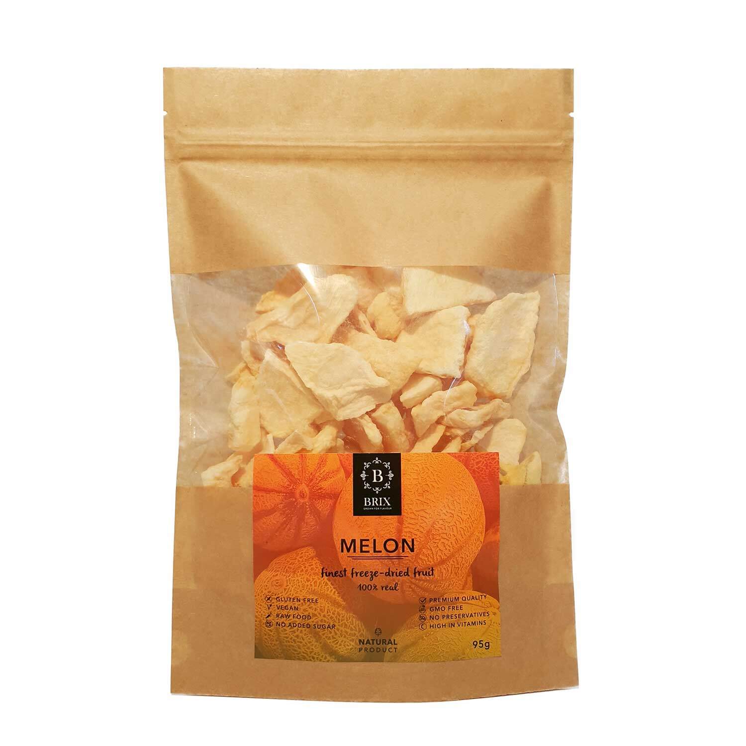 BRIX Mrazom sušený melón Cantaloupe 95 g