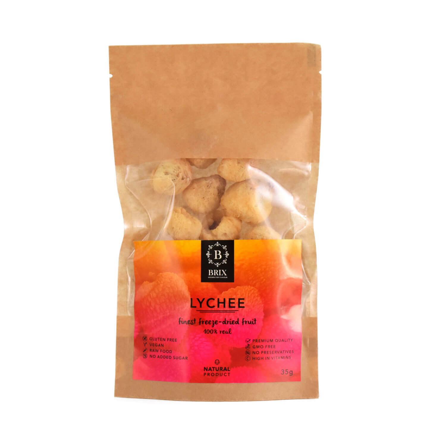 BRIX Mrazom sušené liči 35 g