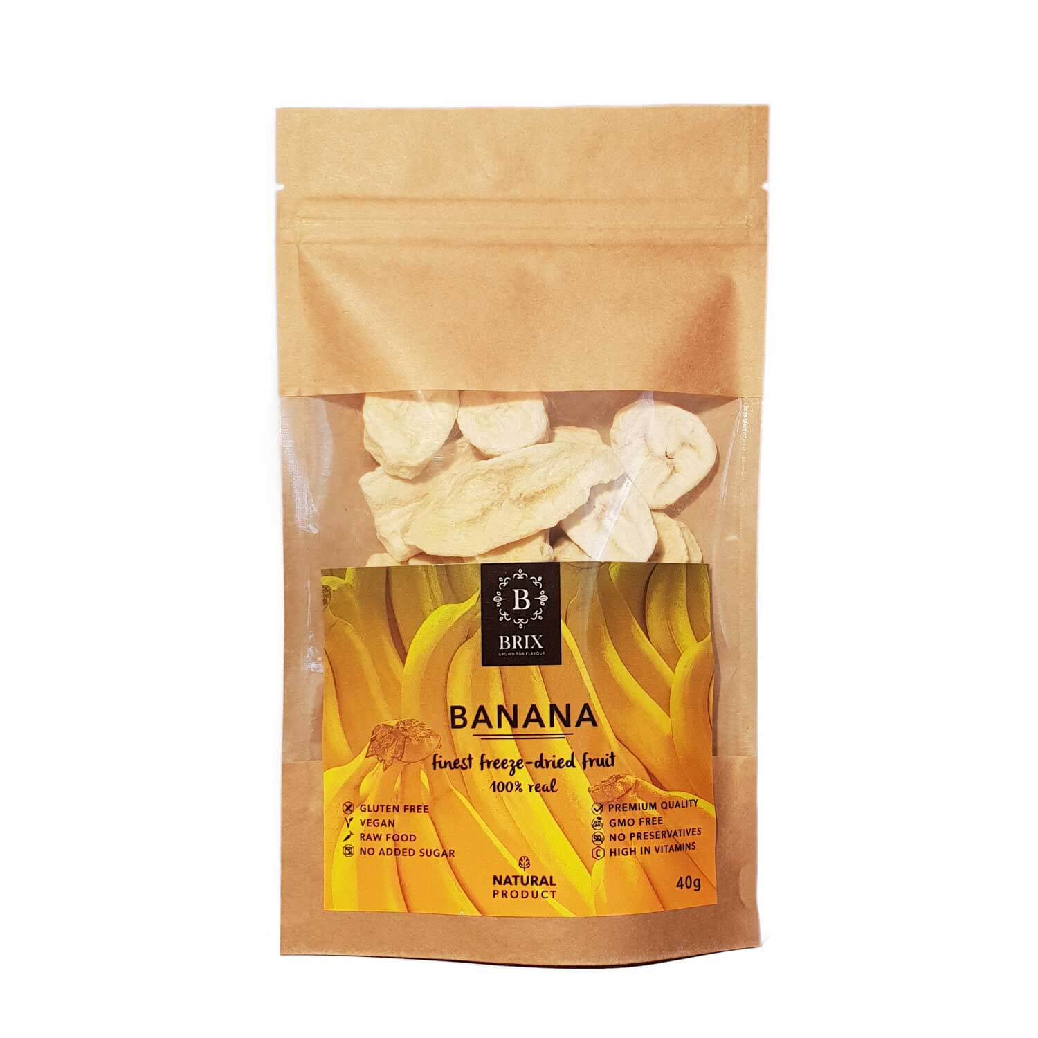BRIX Mrazom sušený banán 40 g