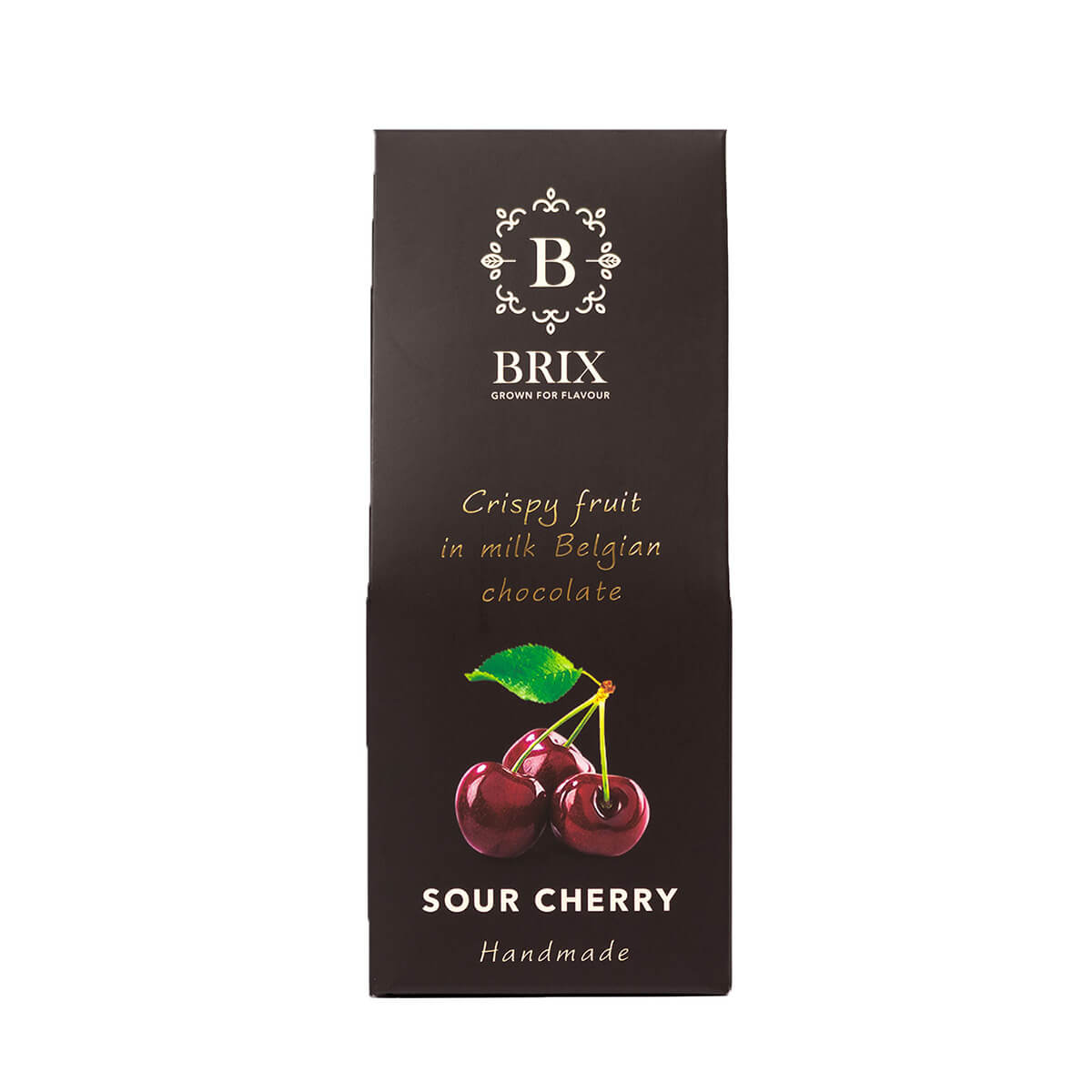 BRIX Mrazom sušená višňa v mliečnej čokoláde 80 g (handmade edition)