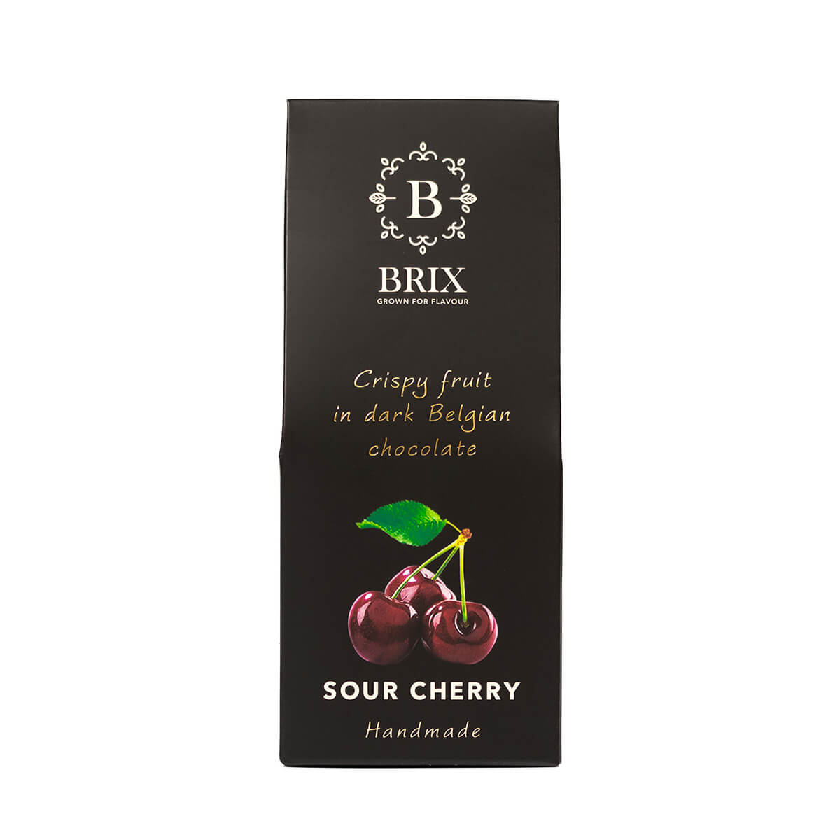BRIX Mrazom sušená višňa v horkej čokoláde 80 g (handmade edition)