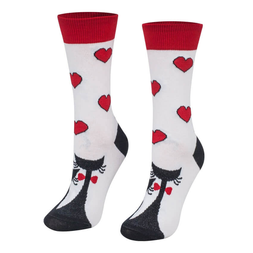 Crazy Step ponožky Zaľúbené mačky - veľkosť 35-38