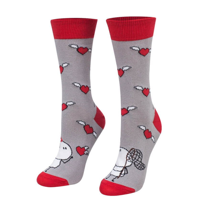 Crazy Step ponožky Zaľúbení smajlíkovia - veľkosť 35-38