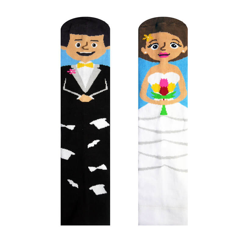 Hesty Socks ponožky Nevesta a Ženích - veľkosť 35-38