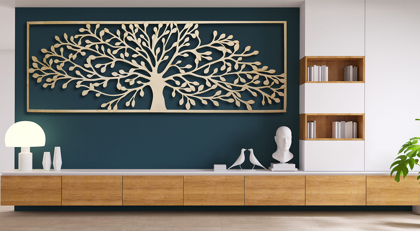 Drevené dekorácie vyrobené na Slovensku