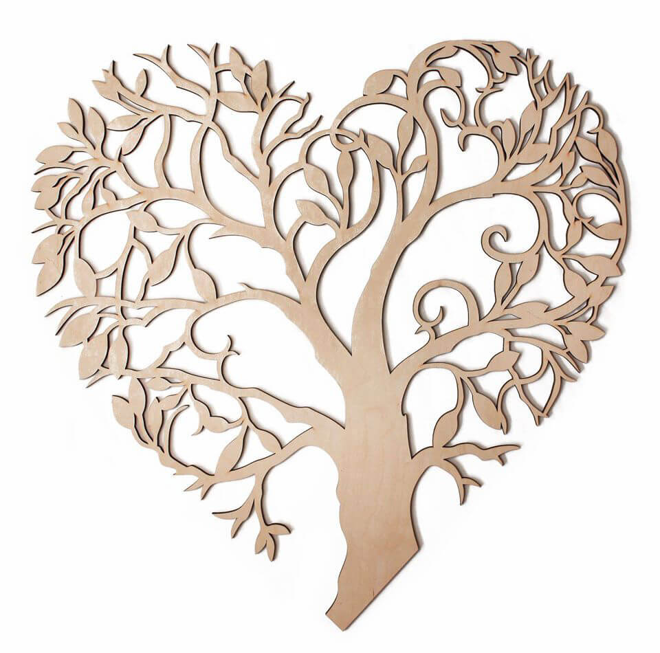 Kvitnúce srdce 74 x 69 cm