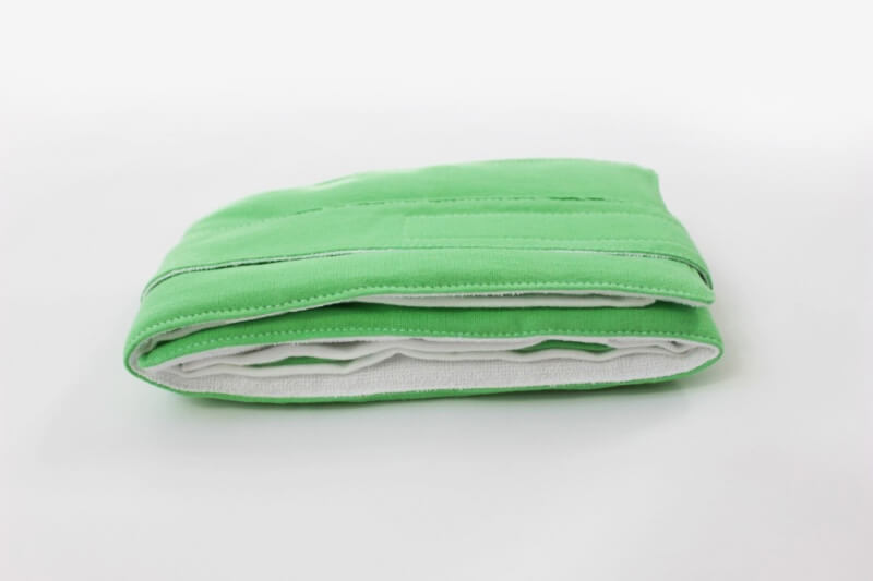 Zábalový pás pre dospelých 35-60 cm (vhodný na Priessnitzov zábal) zelený