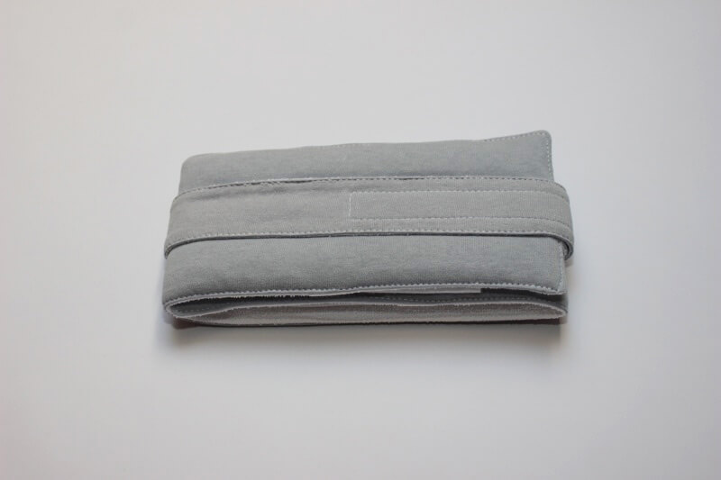 Zábalový pás pre dospelých 35-60 cm (vhodný na Priessnitzov zábal) sivý