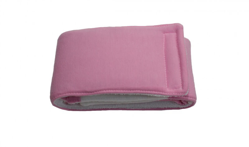 Zábalový pás na krk pre deti 35-45 cm (vhodný aj na Priessnitzov zábal) ružový