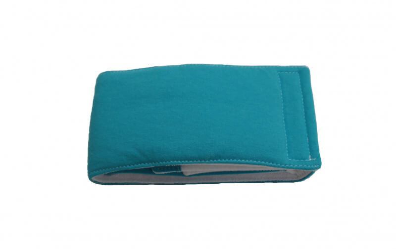 Zábalový pás na krk pre deti 35-45 cm (vhodný aj na Priessnitzov zábal) modrý