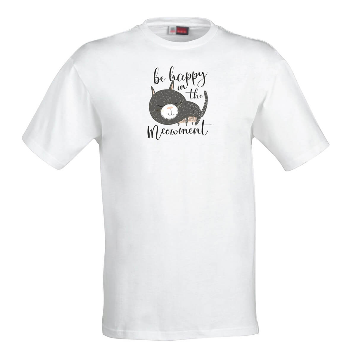 Pánske tričkoBe happy in the meowment - veľkosť S