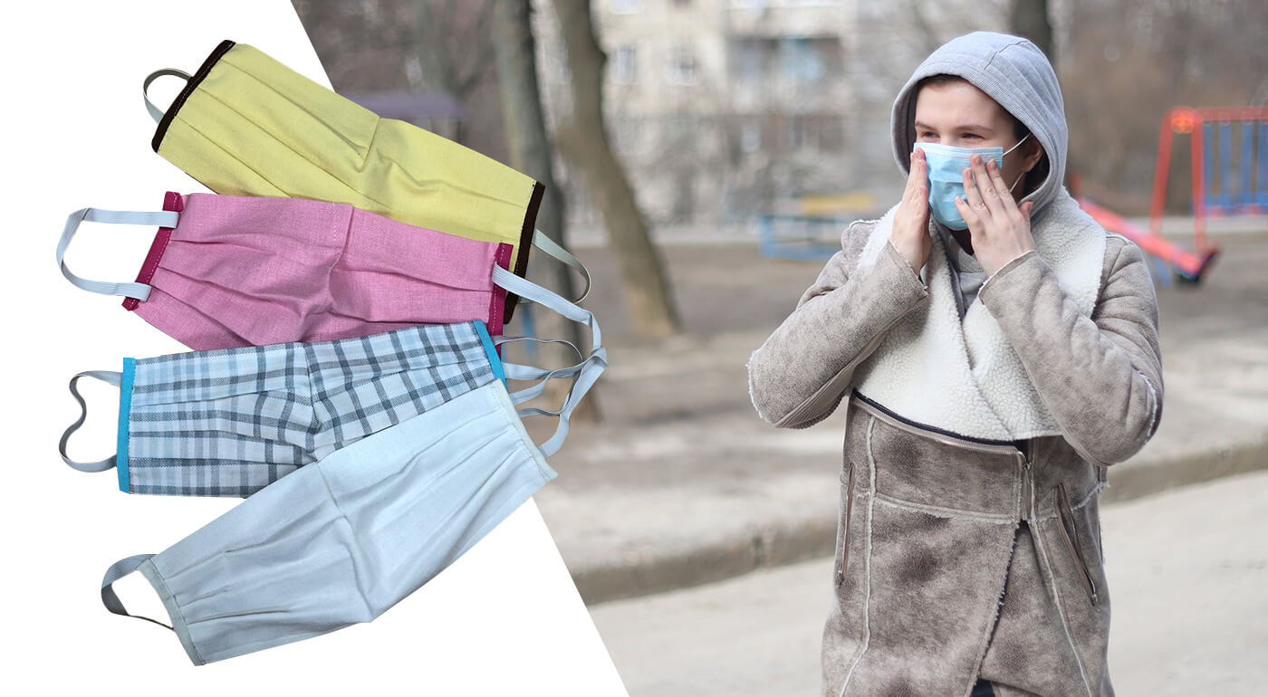 Kvalitné rúška zo 100% bavlny