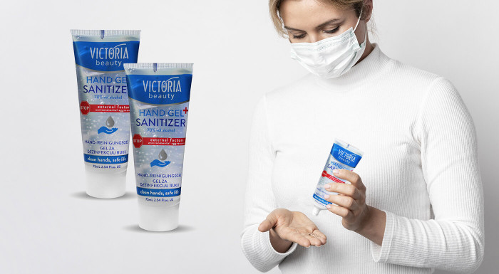 Dezinfekčný gél na ruky s obsahom alkoholu