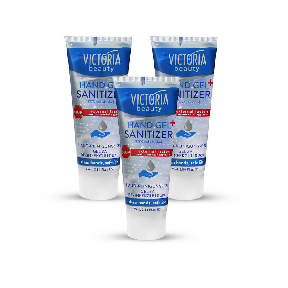 3x dezinfekčný gél na ruky