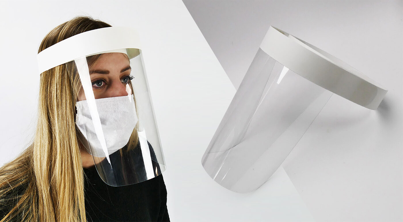 Ochranný štít na opakované použitie