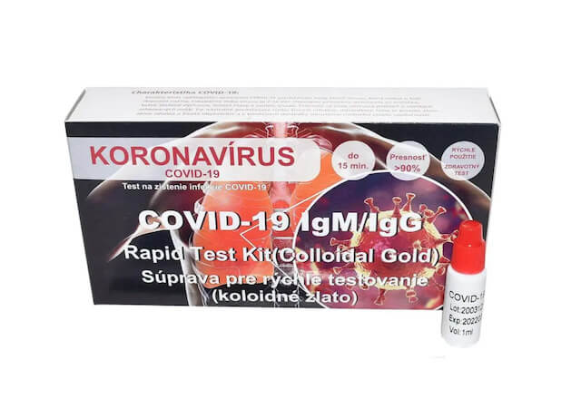 Test na COVID-19 určený na domáce použitie
