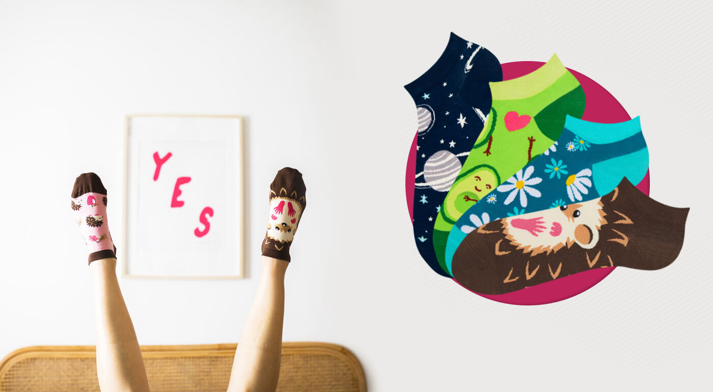 Veselé členkové ponožky Dedoles