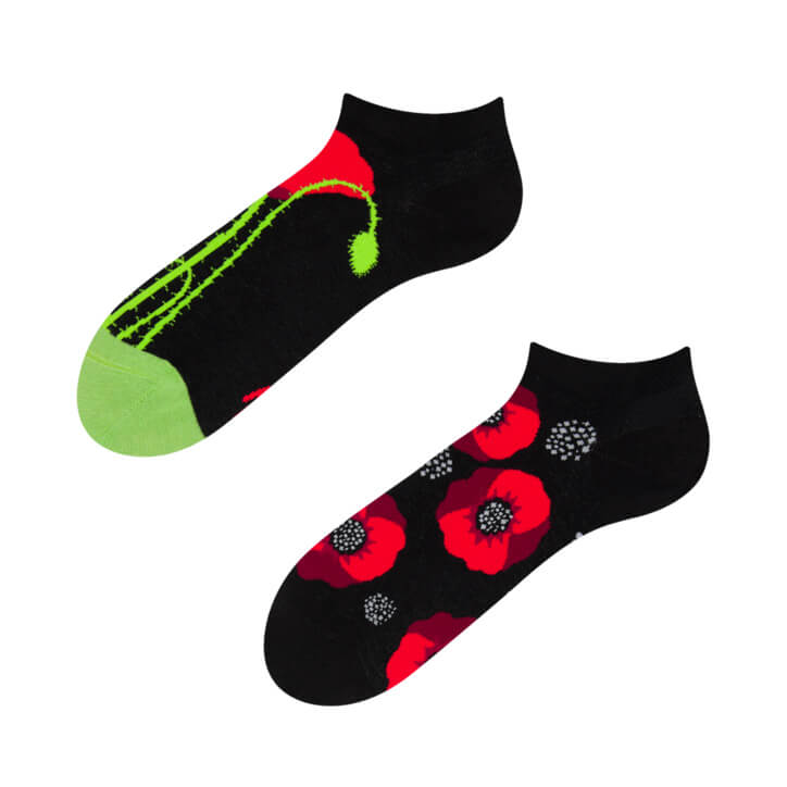 Good Mood členkové ponožky Divé maky - veľkosť 35-38