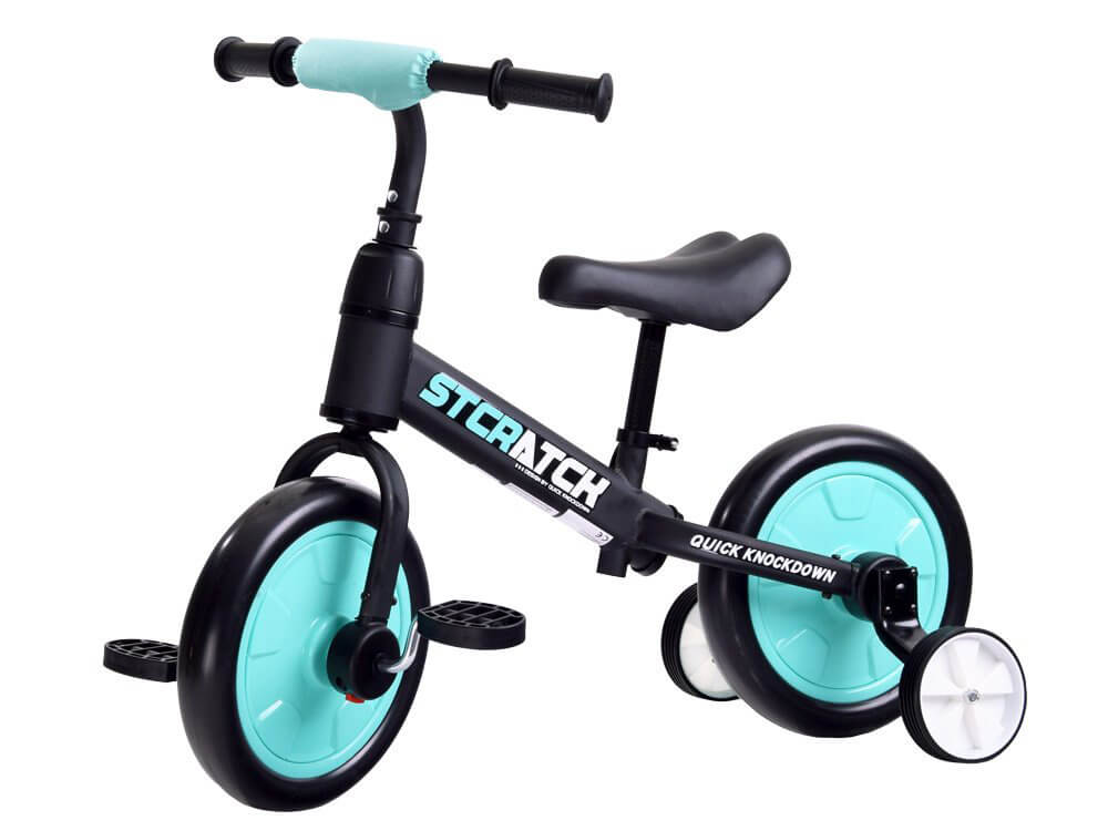 Detské odrážadlo Stratch 3v1 modré