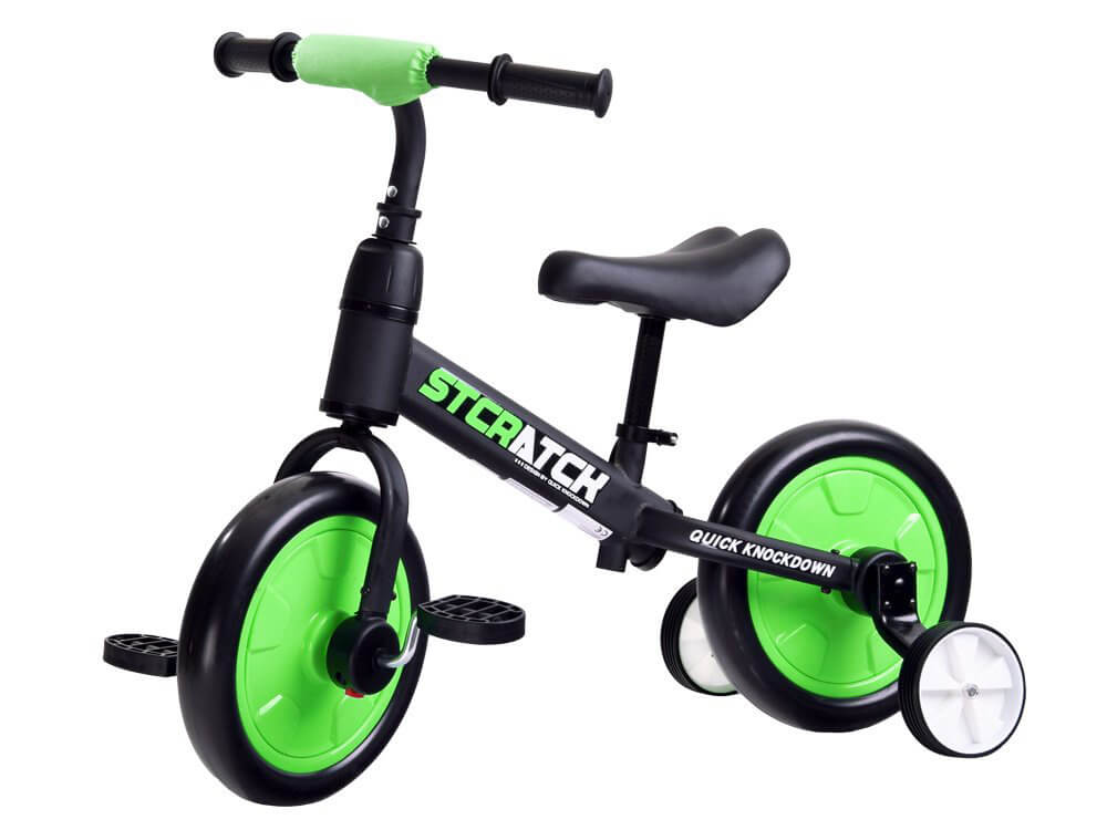Detské odrážadlo Stratch 3v1 zelené
