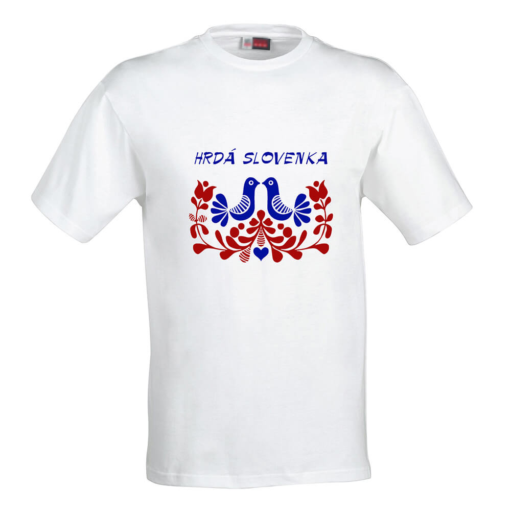 Dámske tričko Hrdá Slovenka - veľkosť S