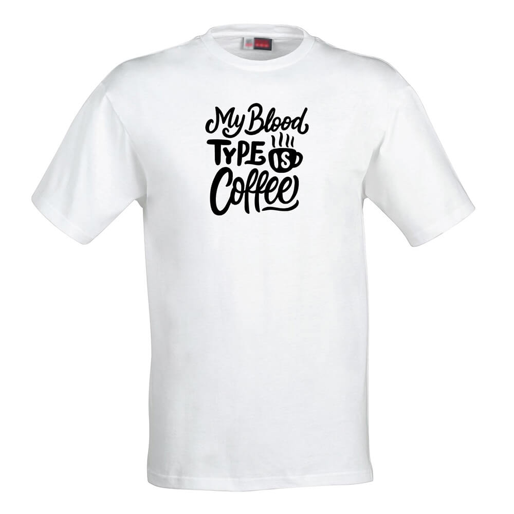 Pánske tričko Moja krvná skupina je káva - veľkosť S