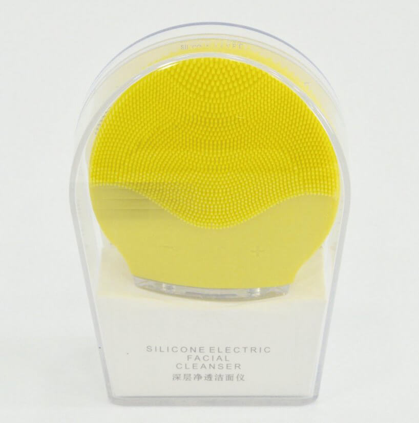 Kefka na čistenie pleti Pulse žltá