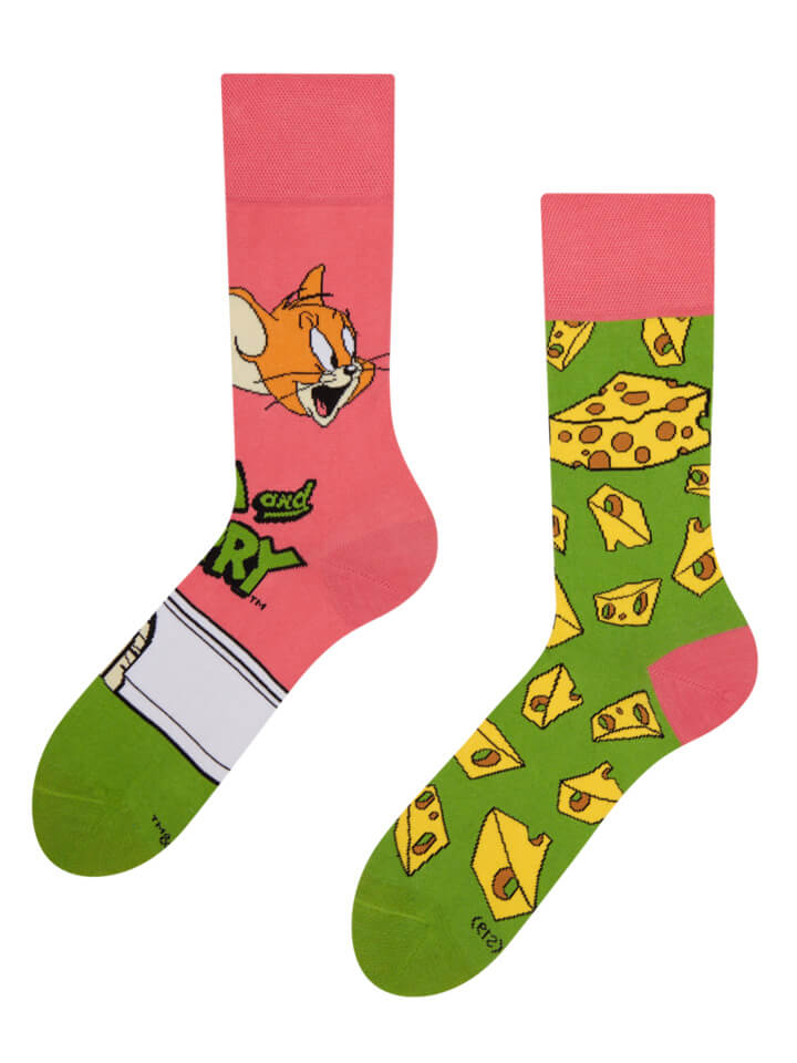 Good Mood ponožky Tom a Jerry ™ Syr - veľkosť 35-38