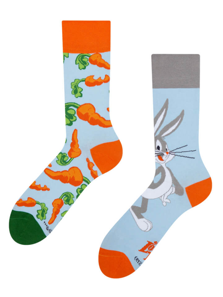 Good Mood ponožky Bugs Bunny ™ Mrkva - veľkosť 35-38