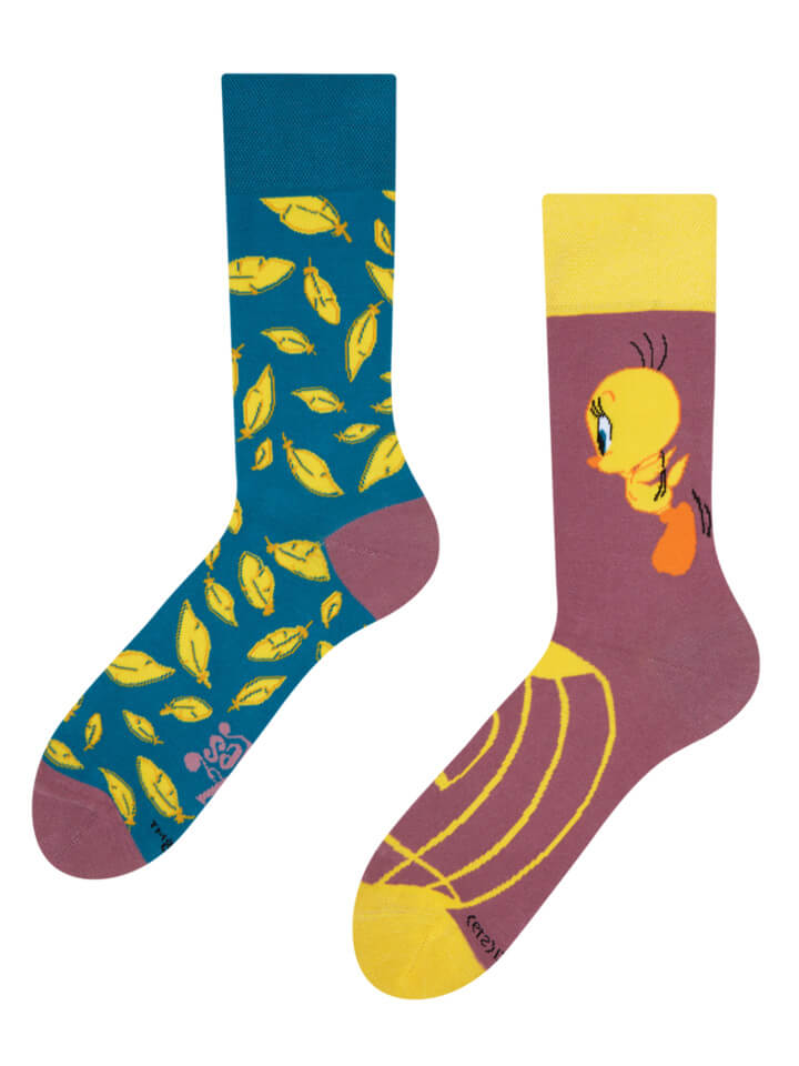 Good Mood ponožky Tweety ™ - Pierka - veľkosť 35-38