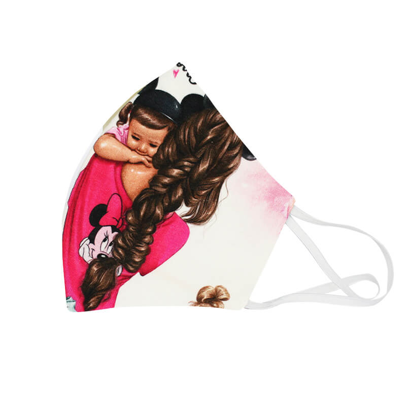 Detské bavlnené rúško - Rodina (18x11 cm)