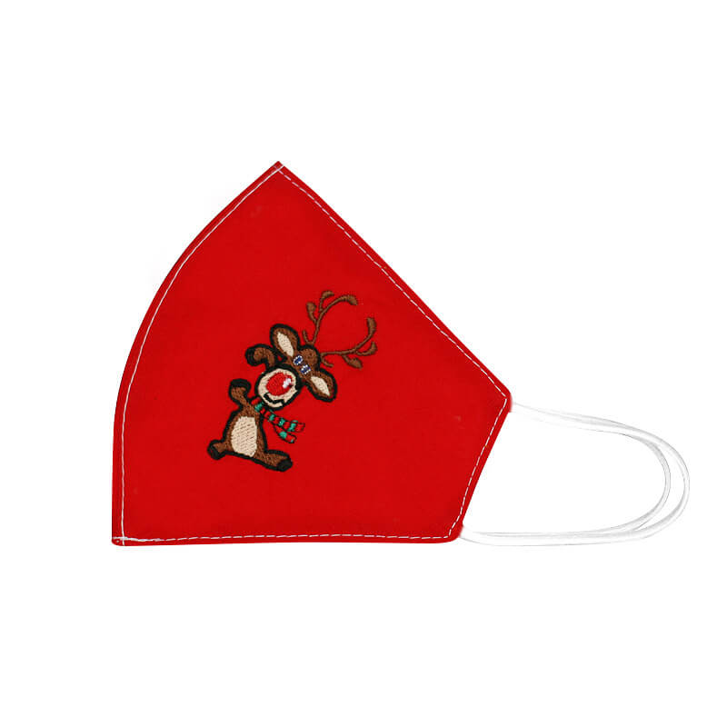 Bavlnené rúško Sob dámske - červené