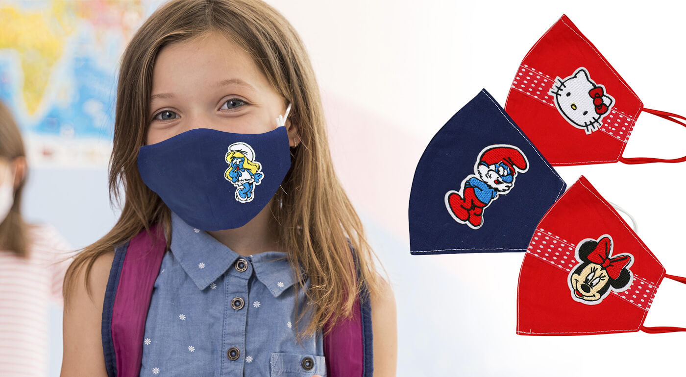 Detské rozprávkové rúška