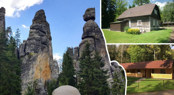 Rodinný pobyt v Chatkách Zděřina pri Adršpachu