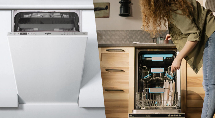 Vstavané umývačky riadu Whirlpool