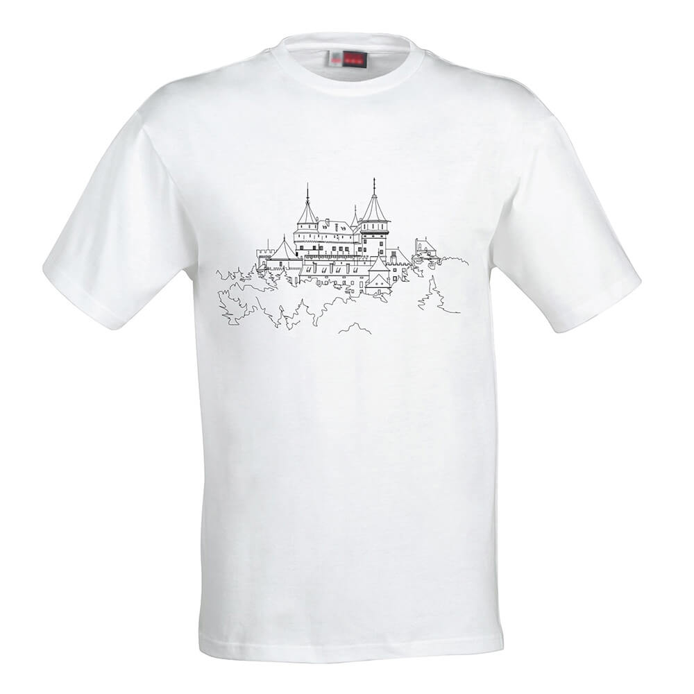 Detské tričko Omaľovánka - Zámok, veľkosť 110 (4 roky)