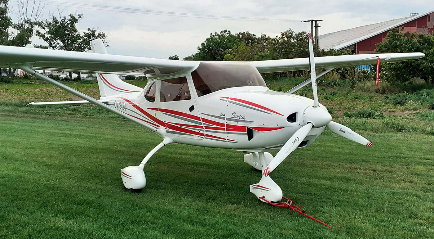 Let na lietadle Sirius po vlastnej trase