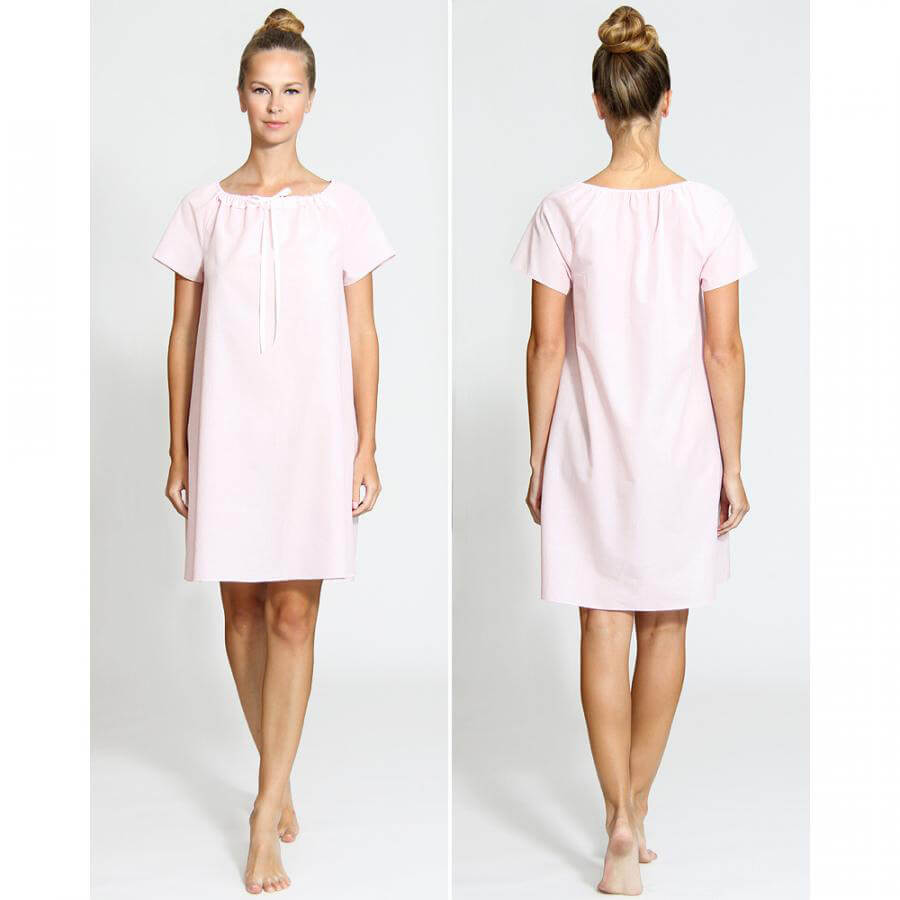 Dámska nočná košeľa Lilly -  svetloružová, veľkosť S