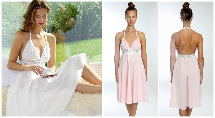 Nočné košele Lilly pre dámy z organickej bavlny